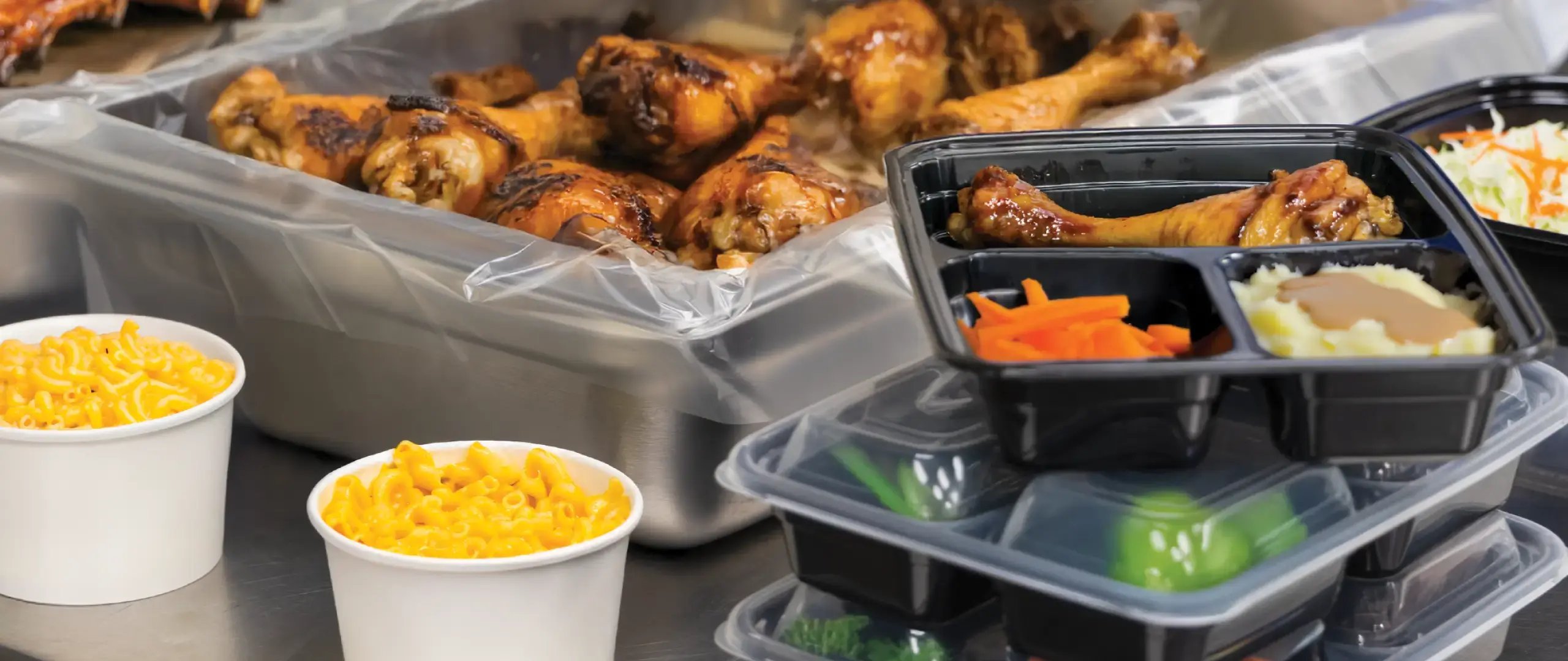 Chicken dinner packed in InnoPak